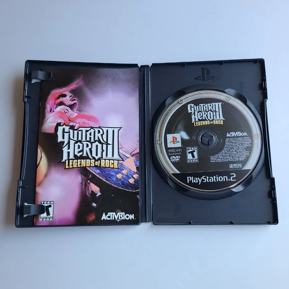 Guitar Hero 3: Legends of Rock (Playstation 2 PS2) Complete